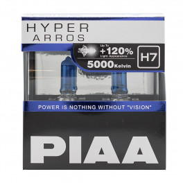 Лампы H7 Piaa Hyper 5000K +120%