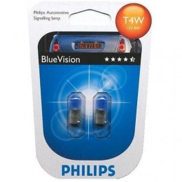 Автомобильные лампы Philips T4W Blue Vision 3400K
