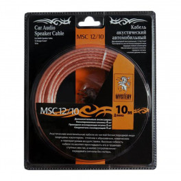 Акустичний кабель MYSTERY MSC -12/10, 10 м у блістері, 12 Ga, 2х2.5 мм