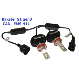 Лампи світлодіодні Baxster S1 gen3 H11 6000K CAN+EMS (2 шт)
