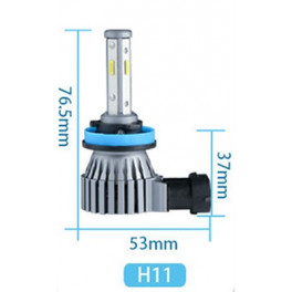 LED лампи головного світла iDial H11 Z4 CSP 8000Lm 6000К