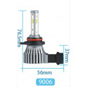 LED лампи головного світла iDial HB4 Z4 CSP 8000Lm 6000К