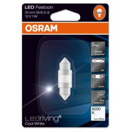 Світлодіодна лампа C5W Osram 6000K (31мм)