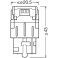 LED Osram W21W 7505DRP-02B червоні