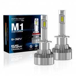 LED лампи Infolight M1 Dual Canbus H1 55W