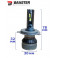Світлодіодні лампи Baxster H1 12V 6000K PL (Power Light) 2шт.