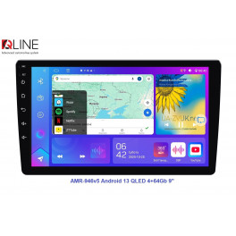 Qline AMR-946v5 Android 13 QLED 4+64Gb 9" Qline AMR-946v5 Android 13 QLED 4+64Gb 9"