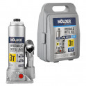 Домкрат гідравлічний пляшковий Molder MA29035 3т у кейсі