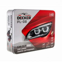 Світлодіодні лампи Decker LED PL-08 5000K H7 (2 шт.)
