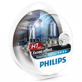 Автомобильные лампы Philips MasterDuty BlueVision H7 24V