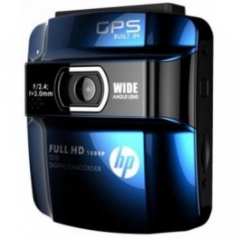 Автомобильный видеорегистратор HP F210 GPS blue